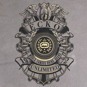 VINTAGE Y2K ECKO UNLTD GRAY CREWNECK GRAPHIC TEE